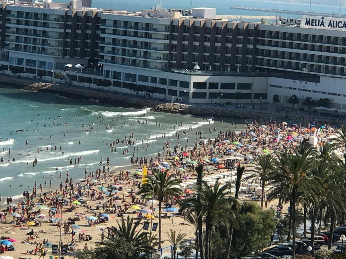 Ferienwohnung Apartamento Con Vistas Al Mar Primera Linea De Playa Del Postiguet Alicante Exterior foto