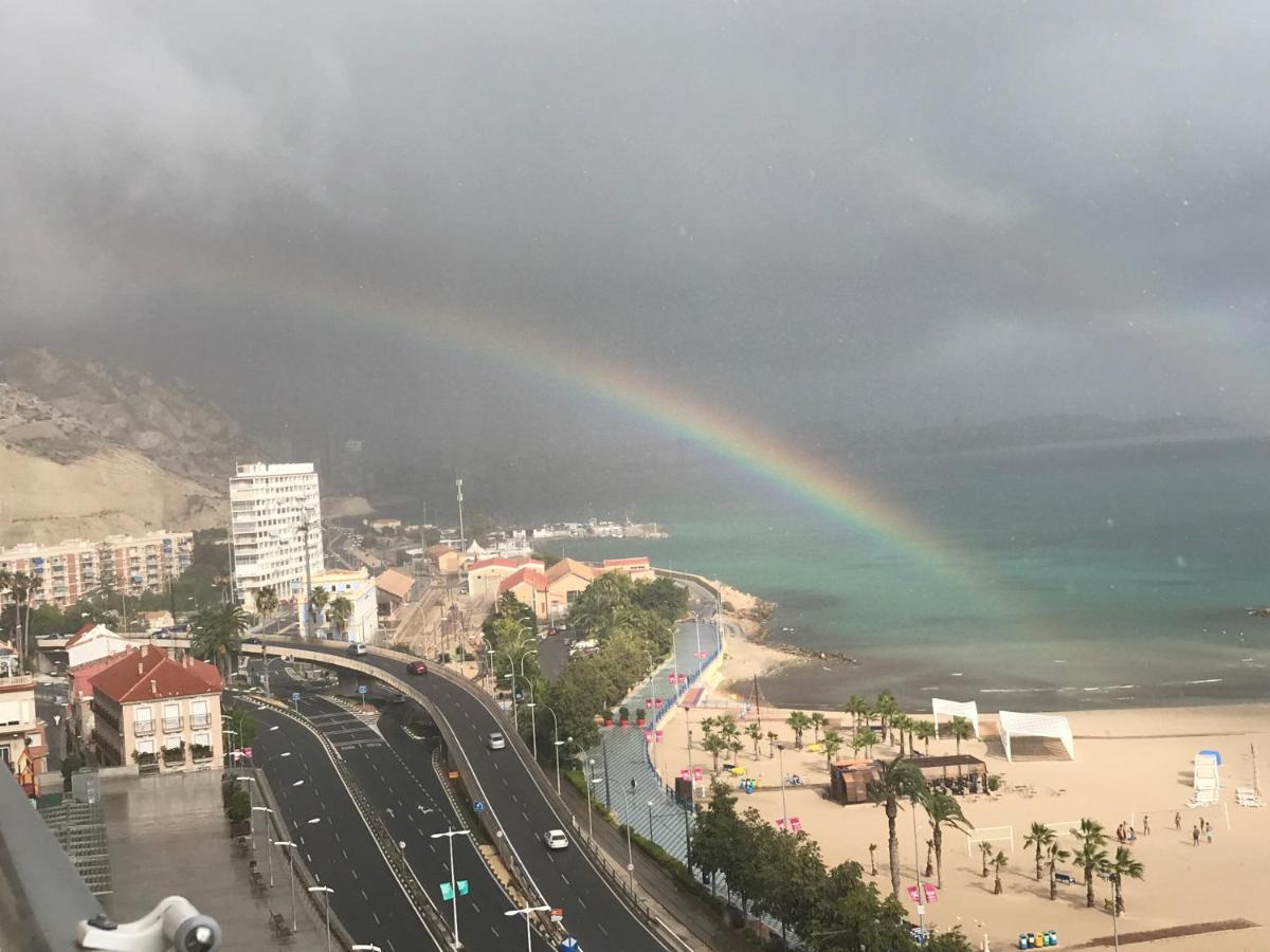 Ferienwohnung Apartamento Con Vistas Al Mar Primera Linea De Playa Del Postiguet Alicante Exterior foto