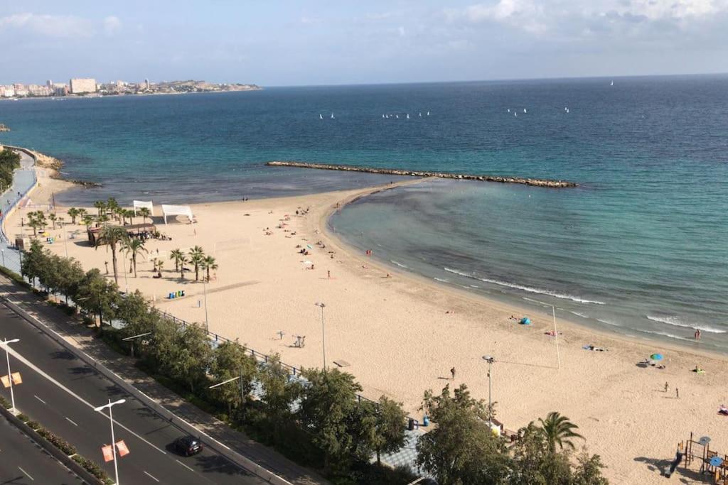 Ferienwohnung Apartamento Con Vistas Al Mar Primera Linea De Playa Del Postiguet Alicante Exterior foto