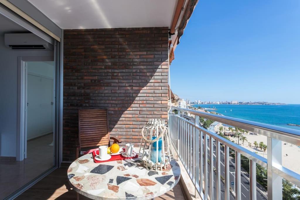 Ferienwohnung Apartamento Con Vistas Al Mar Primera Linea De Playa Del Postiguet Alicante Exterior foto