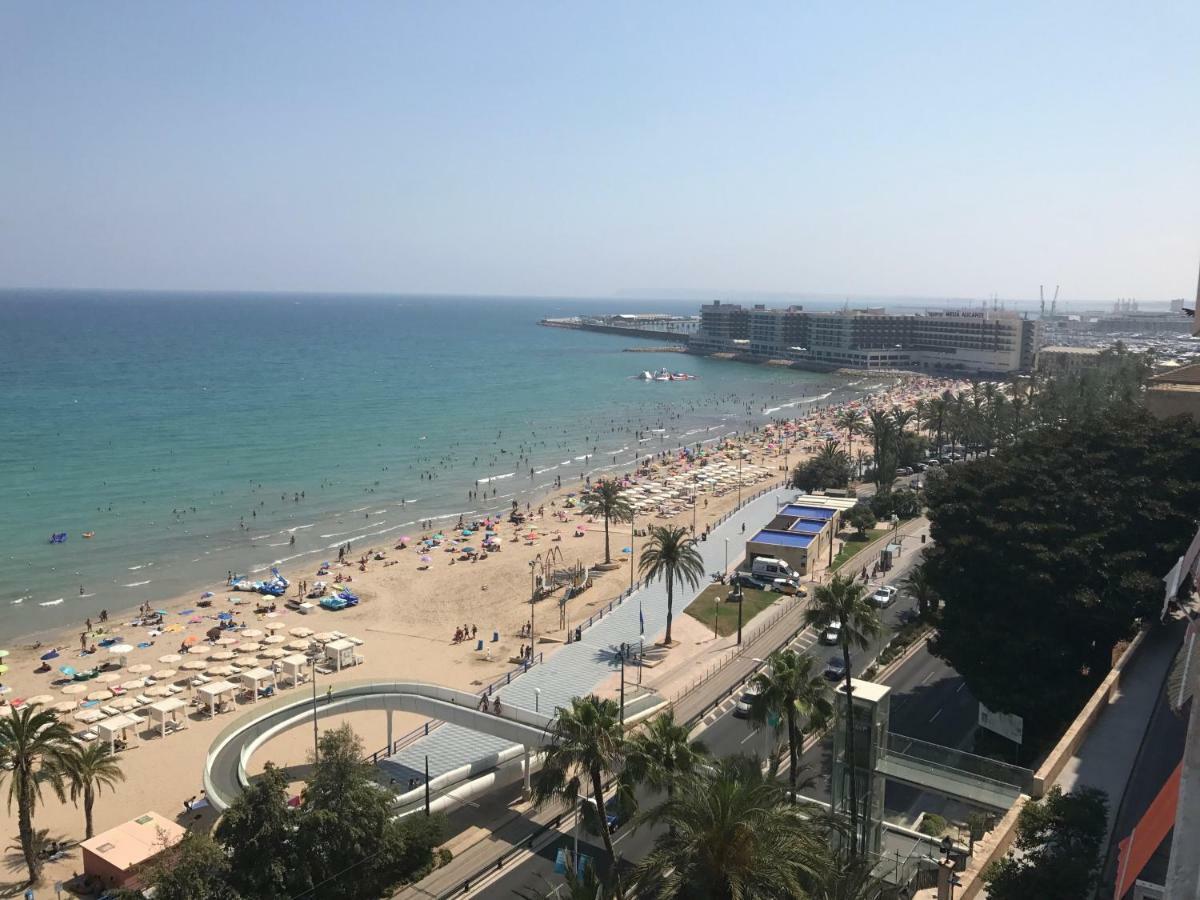 Ferienwohnung Apartamento Con Vistas Al Mar Primera Linea De Playa Del Postiguet Alicante Exterior foto