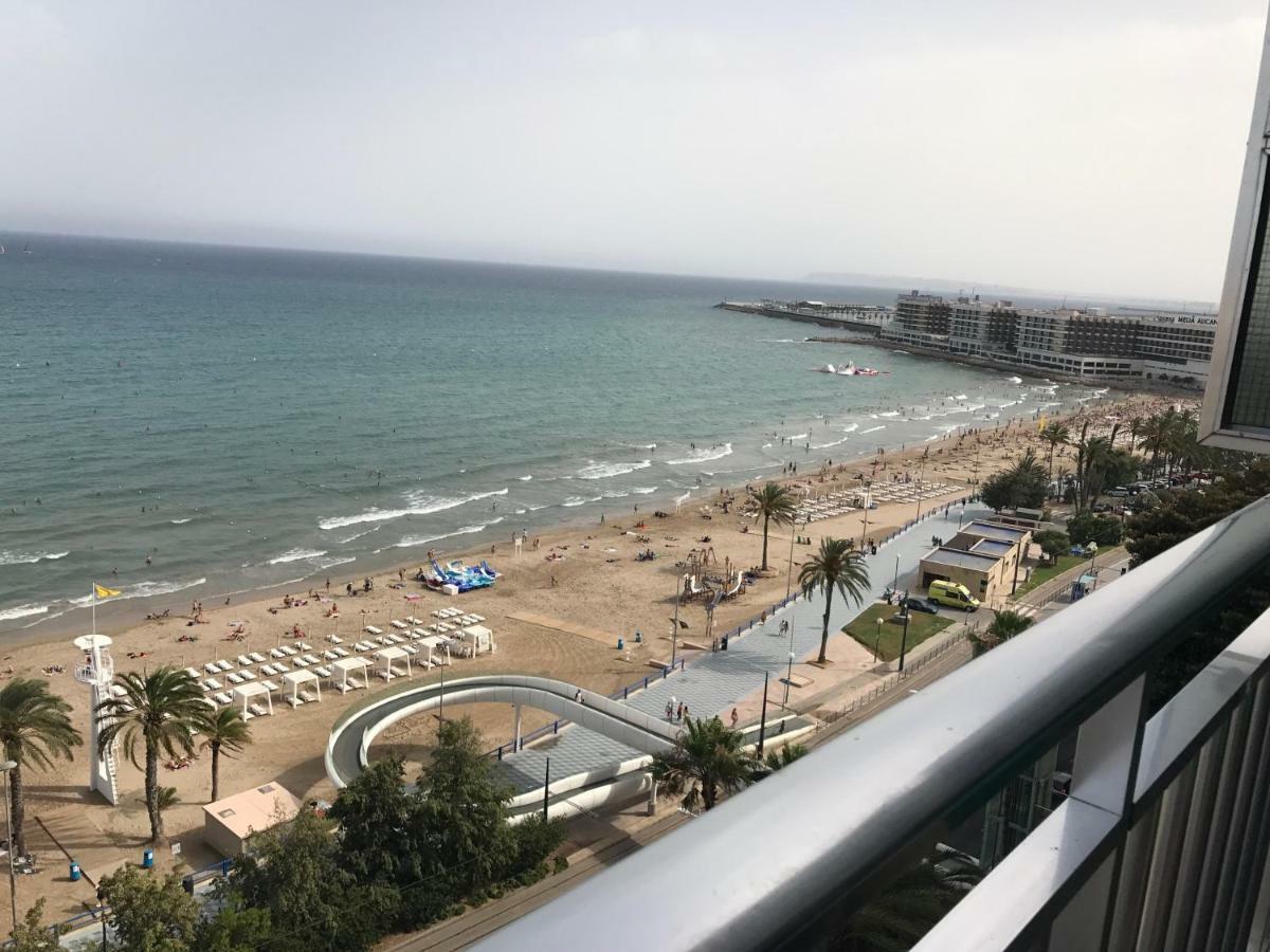 Ferienwohnung Apartamento Con Vistas Al Mar Primera Linea De Playa Del Postiguet Alicante Exterior foto