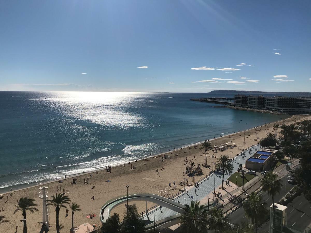 Ferienwohnung Apartamento Con Vistas Al Mar Primera Linea De Playa Del Postiguet Alicante Exterior foto